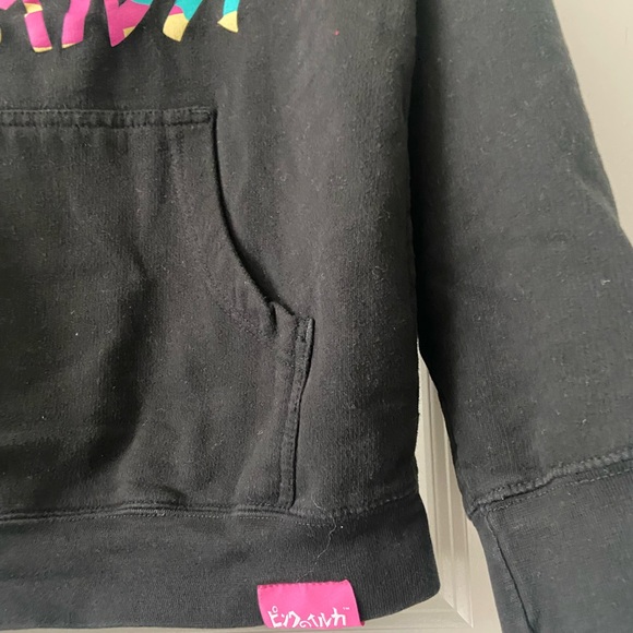 PINK DOLPHIN HOODIE BLACK COLOR SIZE MEDIUM - Picture 5 of 10